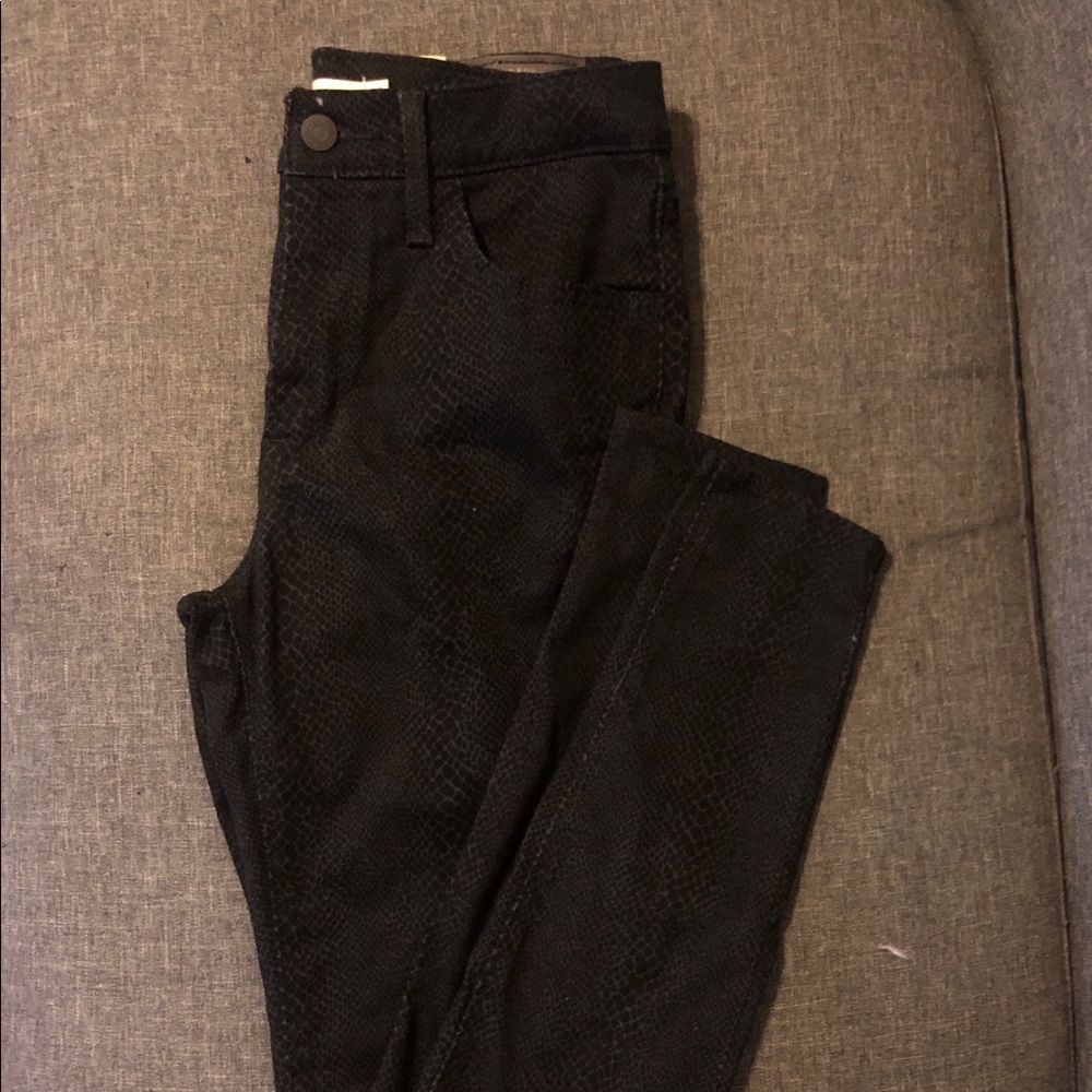 Levi’s 720 Snakeskin black skinny jeans 27
